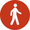 Logo Fußgänger